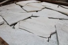 8 Quarzite Bianca a lastrame